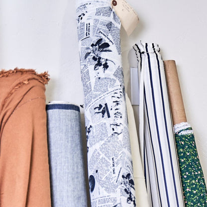 Climate Newsprint Georgette - 4 Yards
