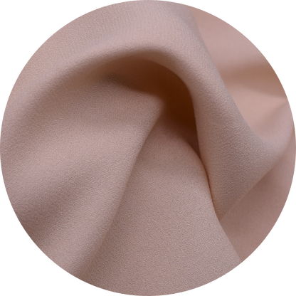 tan crepe fabric