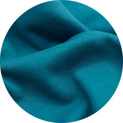 solid teal fabric